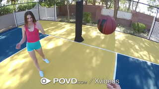POVD Sexy Basketbol Цыпочка ağır sikilmiş olur