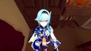 POV follando Eula doggystyle y llena de semen.