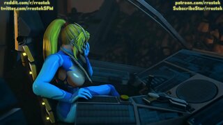 Los extranjeros de mierda Samus Aran en 3D Áspero hardcore porno